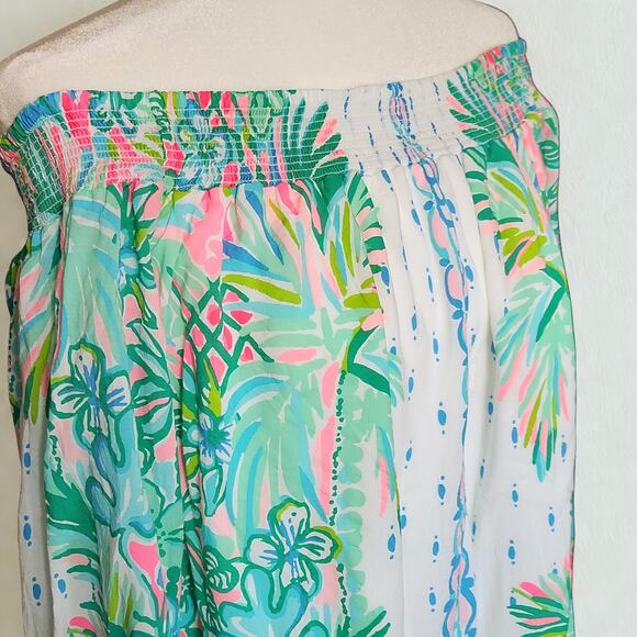 Lilly Pulitzer Women's Maryellen Off-the-shoulder Dress Resort White Size M - Picture 5 of 13